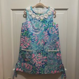 (New) Girls Little Lilly Pulitzer Classic Shift Dress never worn